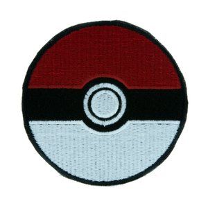 Pokemon Ball Patch Embroidered Iron on Sew Badge Anime Manga Japan Game Show
